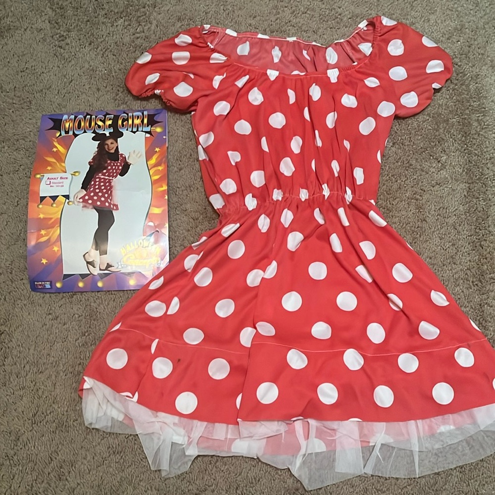 Mouse girl, adult size standard dress only all the other accessories are extra